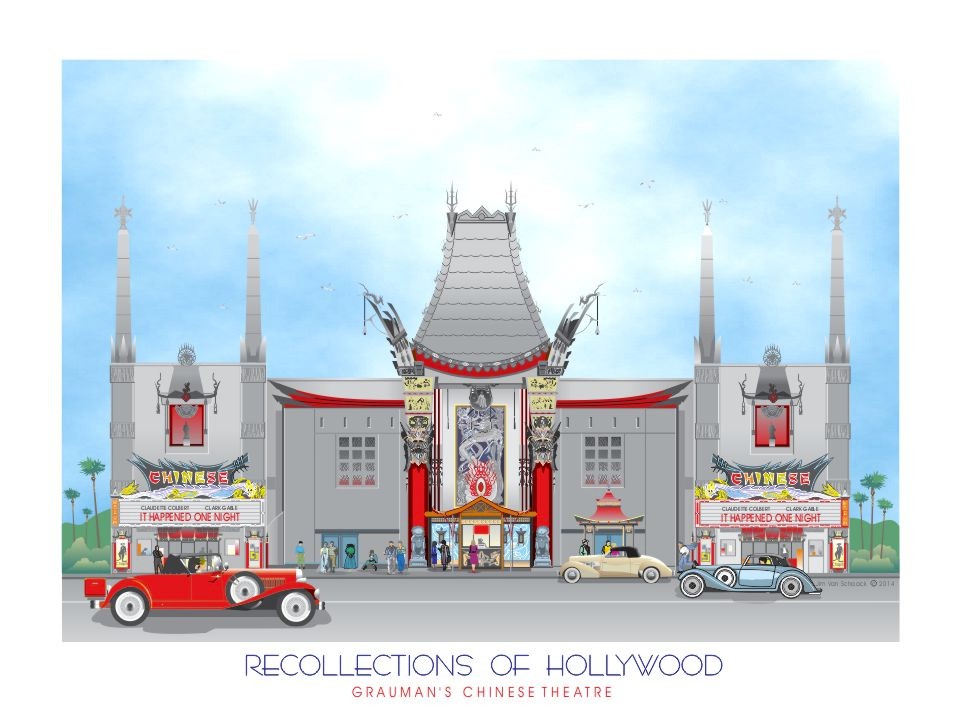 Recollections of Hollywood: Grauman's Chinese Theatre Hollywood, CA