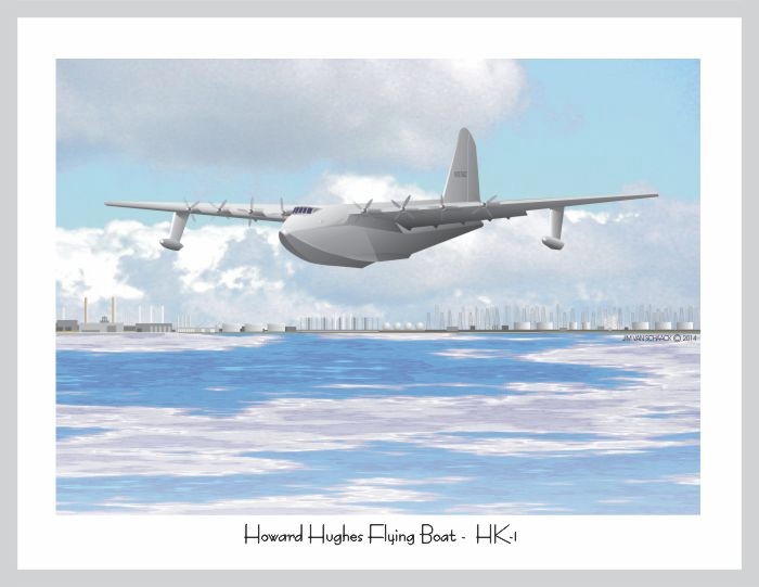 Howard Hughes Flying Boat - HK-1