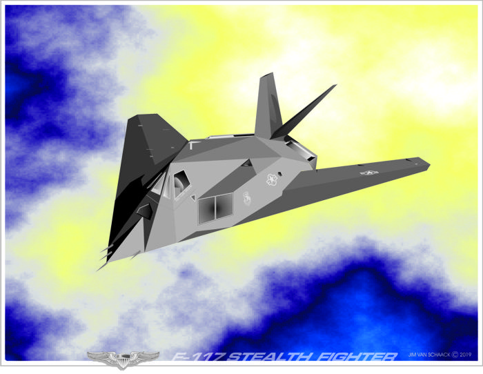 Post World War 2 - F-117 Nighthawk, Stealth Fighter